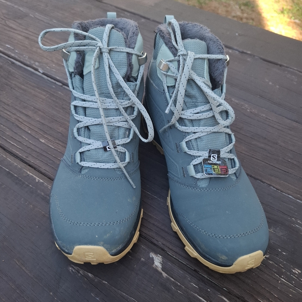 Salomon Yalta Thinsulate Water Resistant Boots Size 7 NWOT - Picture 2 of 8